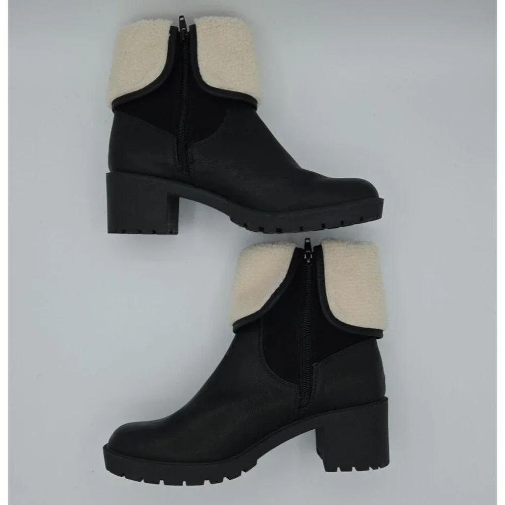 Steve Madden NY Womens Size 8.5 Chunky Ankle Boot Womens Size 8.5 Tilly
